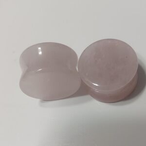 3/4th in Rose Quartz Gauges